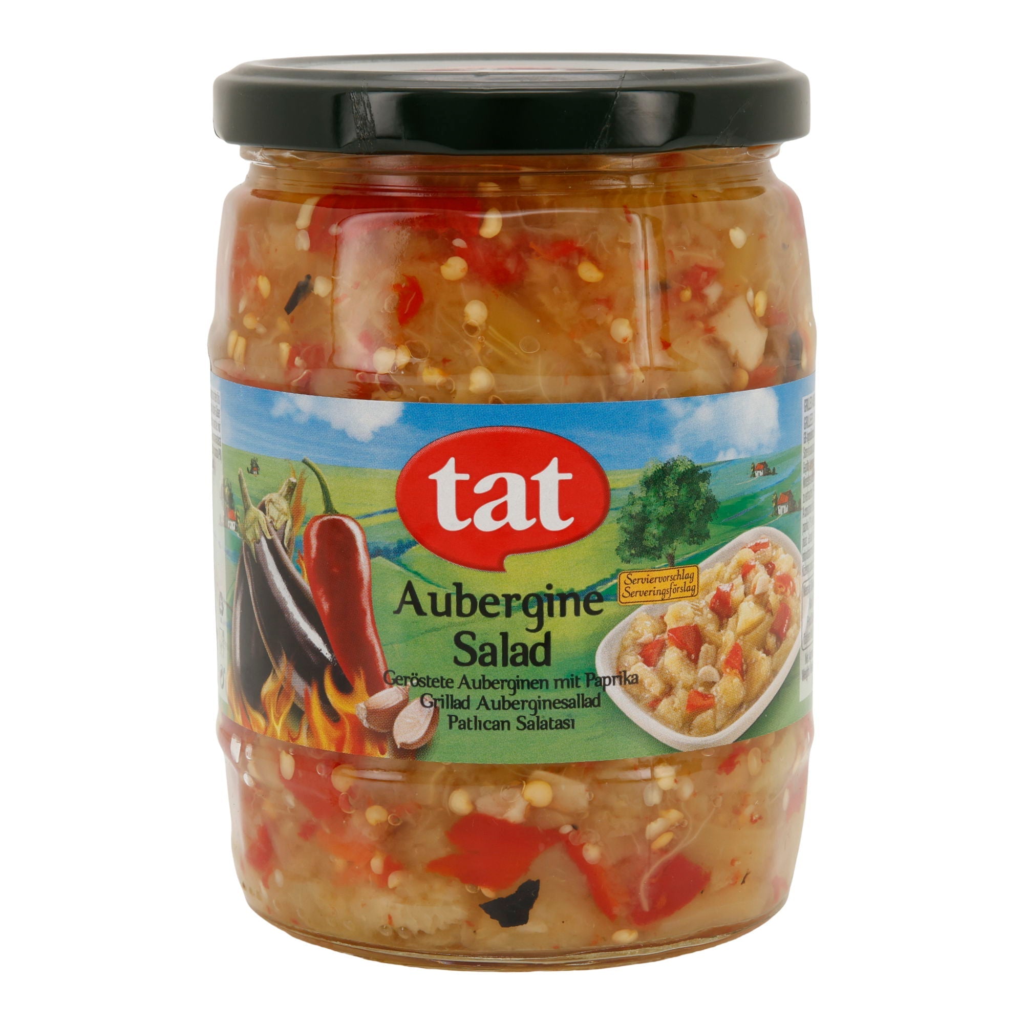 Auberginen - Salat mit Gerösteter Paprika TAT | Aromatisch & Herzhaft | 520 g - Taste Your World